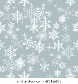 Snowflake vector pattern.