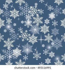 Snowflake vector pattern.