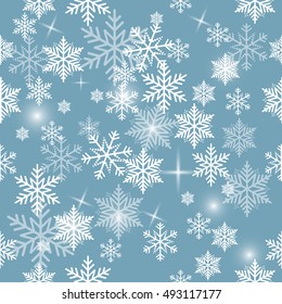 Snowflake vector pattern.