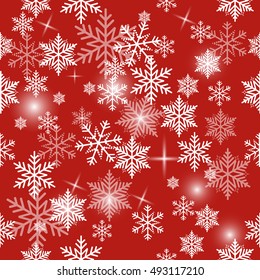 Snowflake vector pattern.