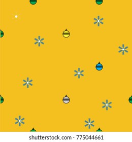 Snowflake vector pattern.