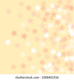 Snowflake vector which consists of isolated elements. Stylish, consist of beautiful elements in snowflake vector. Can be used as print, wallpaper, cards, poster, logo, background and etc.