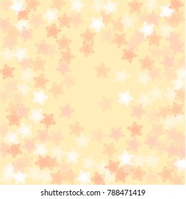 Snowflake vector which consists of isolated elements. Stylish, consist of beautiful  elements in snowflake vector. Can be used as print, wallpaper, cards, poster, logo, background and etc.