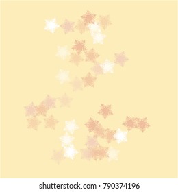 Snowflake vector which consists of isolated elements. Stylish, consist of beautiful  elements in snowflake vector. Can be used as print, wallpaper, cards, poster, logo, background and etc.