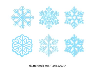 Vectores de copos de nieve. Aislamiento por antecedentes