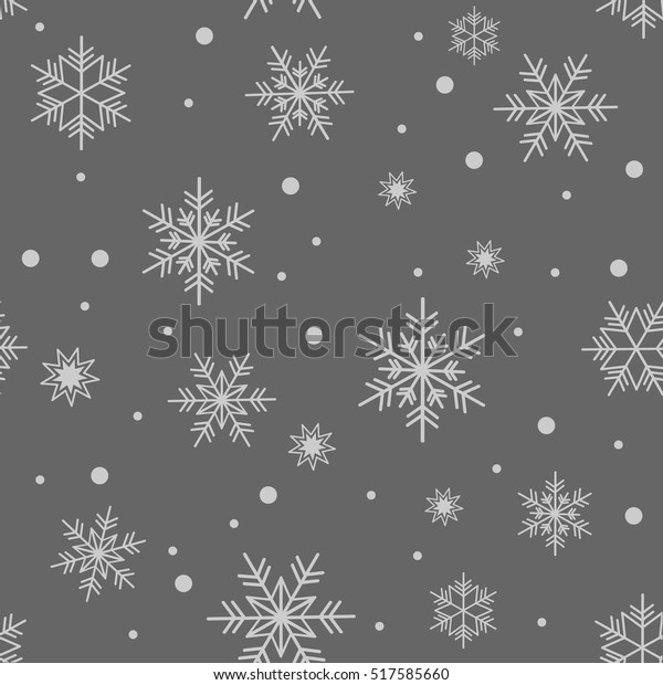 Snowflake Vectors pattern