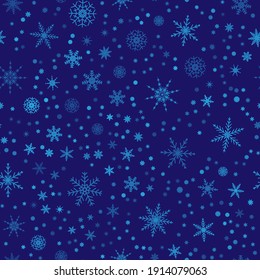Snowflake Vintage Decor. Vintage Snowflake Texture. Vector Scandinavian Circle. Snowy Abstract Icon. Icy Xmas Repeat. Xmas Seamless Decor. Vintage Graphic Pattern. Festive Nordic Seamless Illustration