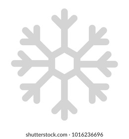 snowflake weather isolated icon