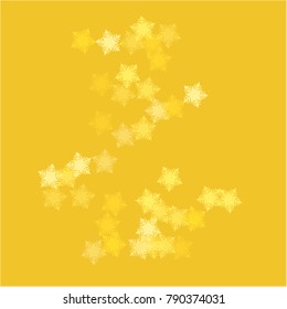 Snowflake which consists of isolated elements. Stylish, consist of beautiful  elements in snowflake. Can be used as print, wallpaper, cards, poster, logo, background and etc.