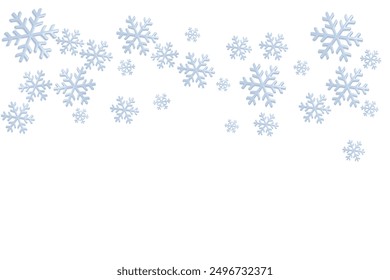 COPO DE NIEVE CON FONDO BLANCO SIN VECTOR