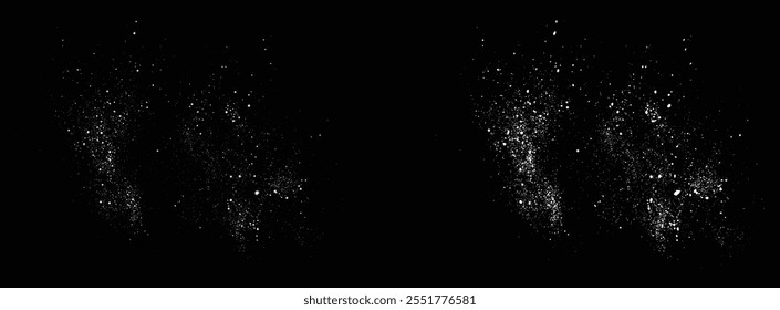 Snowflake white snow background design