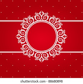 Snowflake winter background. Vector illustration