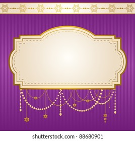 Snowflake winter background. Vector illustration