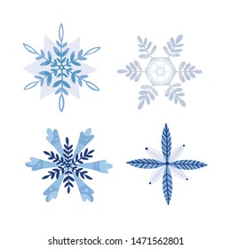 Snowflake winter. Christmas design vector.