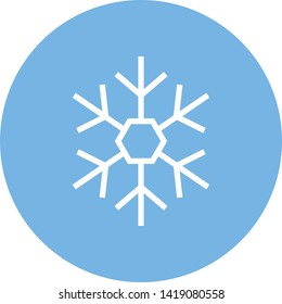 Snowflake Winter Cold Outline Icon