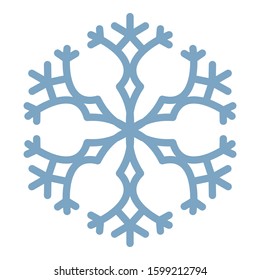 
snowflake, winter decoration Color Vector icon which can be easily modified or edit
