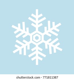 Snowflake winter Icon new year
