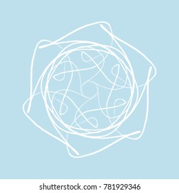 Snowflake winter Icon new year