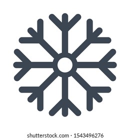 Snowflake winter icon vector illustration