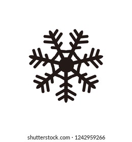 snowflake winter icon vector illustrations