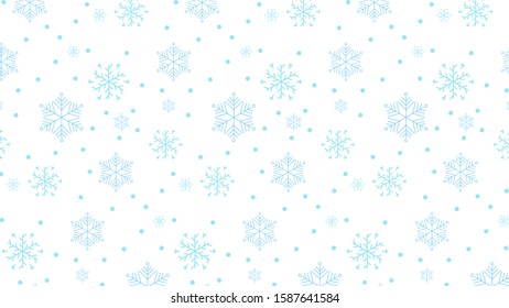 Snowflake winter season design background. Beautiful pattern design. Decorative pattern background