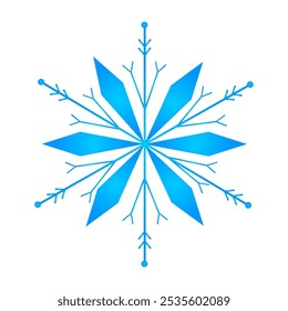 Snowflake. winter season. Snowflake template. Vector illustration
