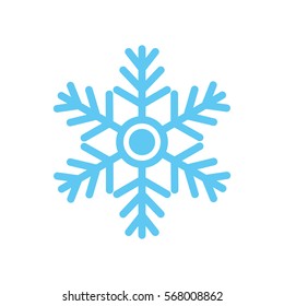 Snowflake winter symbol icon vector illustration graphic design