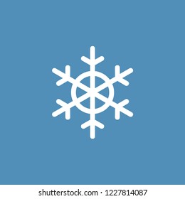 Snowflake winter vector icon