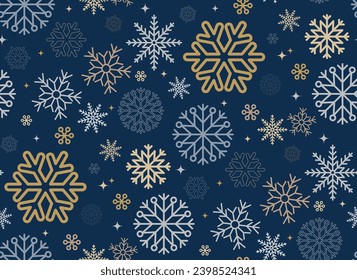 snowflake winter vector patterns,  christmas season , infinite texture can be used for wallpaper fill, web page background patterns, textures, textures