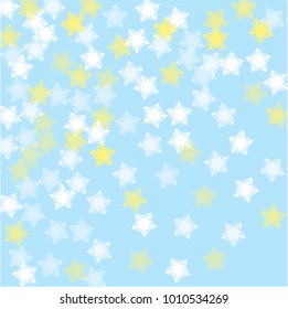 Snowflake winter which consists of isolated elements. Stylish, consist of beautiful elements in snowflake winter. Can be used as print, wallpaper, cards, poster, logo, background