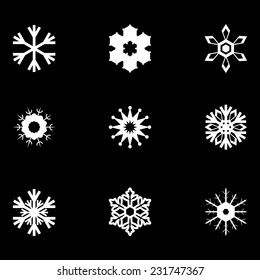 Snowflake_Icons_Set_On_Black_Background_1