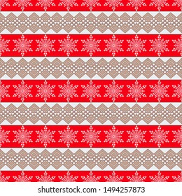 Snowflakes, abstract christmas patterns. Vector illustration background.