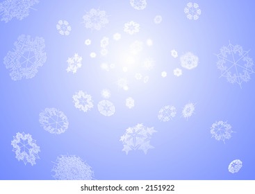 Snowflakes  Background