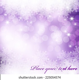 Snowflakes background