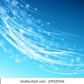 Snowflakes background