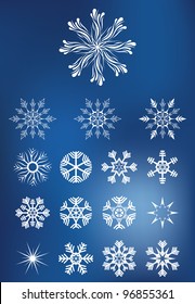 Snowflakes background