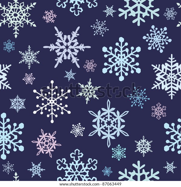 Snowflakes Background Stock Vector (Royalty Free) 87063449 | Shutterstock