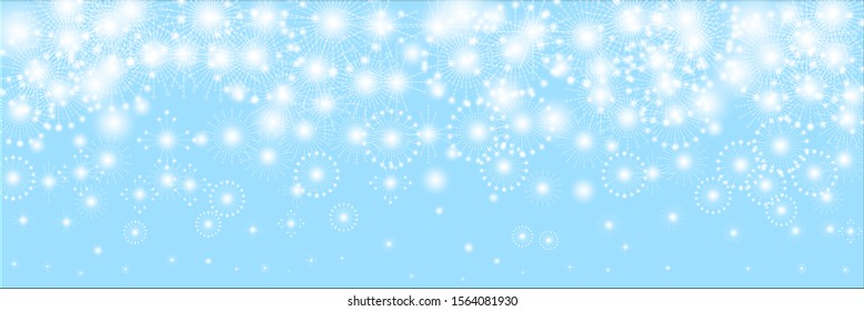 Snowflakes background. Attractive winter silver snowflake overlay template.