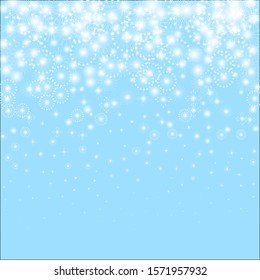 Snowflakes background. Attractive winter silver snowflake overlay template.