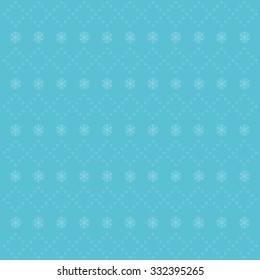 Snowflakes Background in blue tones. Vector.