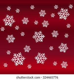 Snowflakes background, Concept for Christmas or Winter