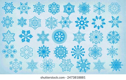 Diseño de fondo de copos de nieve Perfect Seamless Pattern art Imprimible 