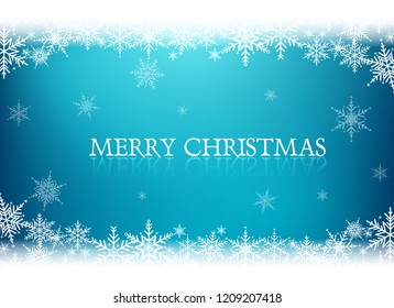 Snowflakes Background. Illustration Vector EPS10.