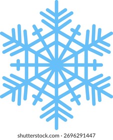 Vector aislado de fondo de copos de nieve, grupo de copos de nieve con Anuncio de estrellas, decoración de Navidades. Feliz año Nuevo 2026 líneas de onda y copos de nieve. Icono de línea delgada de invierno de congelación de nieve 