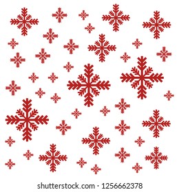 Snowflakes background for paper. vector illustration