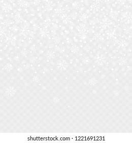 Snowflakes background pattern
