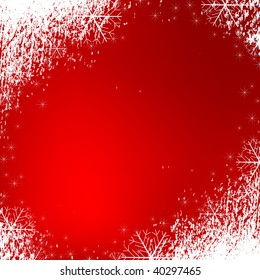 A snowflakes background texture that can be used as a border or edge on your design. All of the flakes in this vector are fully movable.
