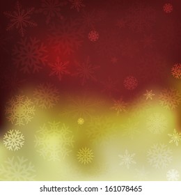 Snowflakes Background. Vector Illustration