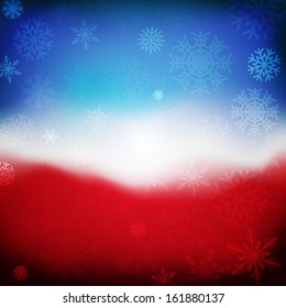 Snowflakes Background. Vector Illustration