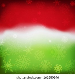 Snowflakes Background. Vector Illustration